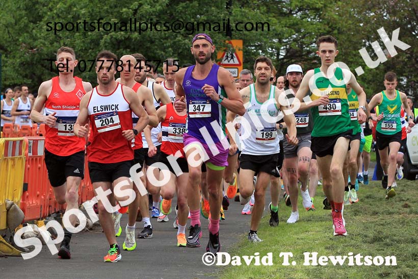 The 2023 Clive Cookson 10k Road Race (organised by NSP), Wed. May 17th. Photo: David T. Hewitson/Sports for All Pics